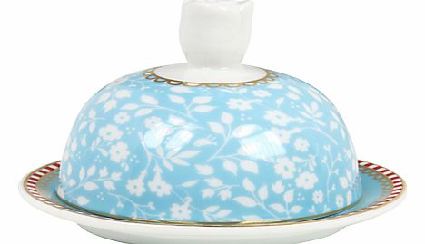 Shabby Chic Butter Dish, H6 x W9 x