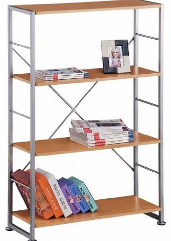 Piranha PC 12b Stylish 4 Shelf Bookcase to match our Range of Office Furniture
