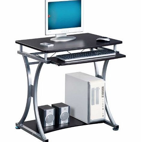 Piranha PC11 BLACK COMPACT COMPUTER DESK for the Home Office