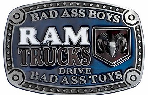 Buckle Dodge Ram Trucks, Bad Ass Toy, pick-up, belt buckle