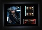 Pirates of the Caribbean 3 - Mini Film Cell: 125mm x 175mm (approx). - black frame with black mount