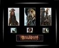 Pirates of the Caribbean 3 - Trio Film Cell: 245mm x 540mm (approx). - black frame with black mount