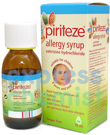 Piriteze Allergy Relief Syrup 70ml