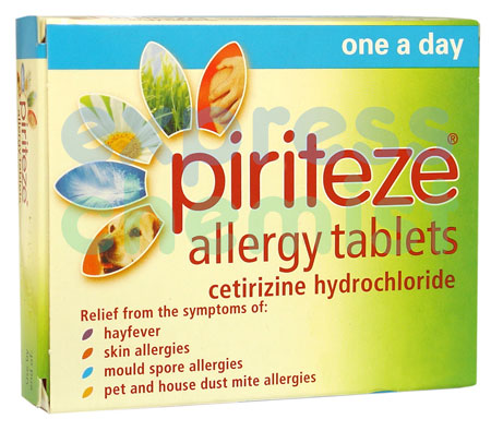 Piriteze Allergy Tablets 7x