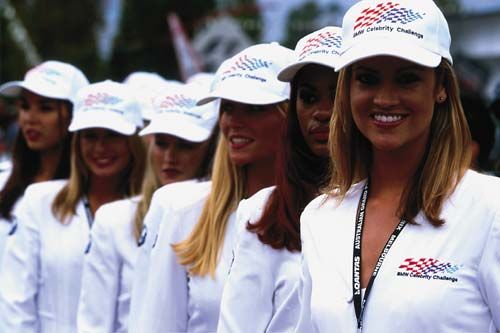 BMW Pit Babes 2001 Australian Grand Prix Poster - Extra Extra Large (100cm x 150cm)