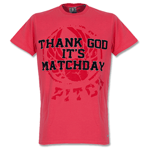 Pitch T-Shirt Thank god - Red