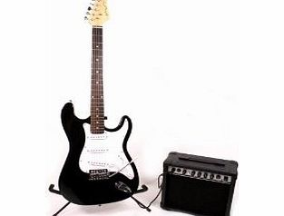 Full Size Electric Guitar and 15 Watt Amplifier and Accessories Full Kit Out Fit