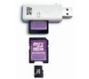 2 GB microSD memory card + SD adapter + USB drive