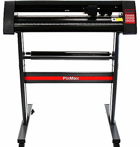 PixMax 9123 720mm Vinyl Cutter Plotter Machine - Black