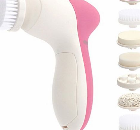 Pixnor P2016 Portable 7-in-1 Facial Brush Body Cleansing System with 2 Speeds for Womenamp;Men to Renew Skins with a Refreshed and Smooth Feel-Deeply Cleaning Skin - Natural Anti-aging - Microdermabr