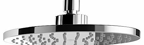 PJ 8 Inch Bathroom Chrome Round Mixer Fix Rain Shower Head Swivel 200MM Brand NEW Overhead Rainfall