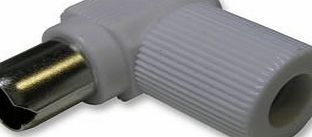 pjp electronics 90 degree Right Angle Coax Aerial Plug for tv - pjp electronics