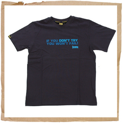 Don`t Try Tee Navy