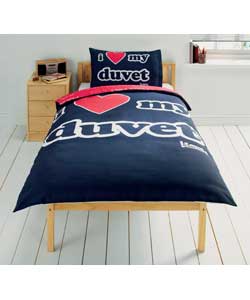 plain lazy Girls Double Bed Duvet Set