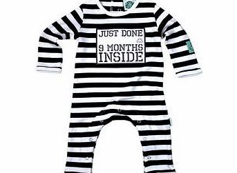 Plain-lazy Plain Lazy Just Done 9 Months Inside Baby Grow