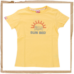Plain Lazy Sunbed Tee Yellow