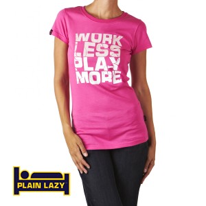 Plain Lazy T-Shirts - Plain Lazy Work Less
