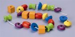 Plan Toys 53530: Wooden Lacing Beads