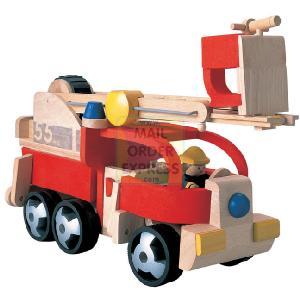 Plan Toys Fire Engine With Fireman