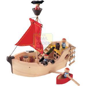 Plan Toys Pirate Ship Playset