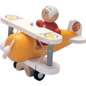 Plan Toys Plan City Plan City Classic Plane And Pilot