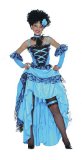 Planet Party Blue Burlesque Dancehall Dolly Costume
