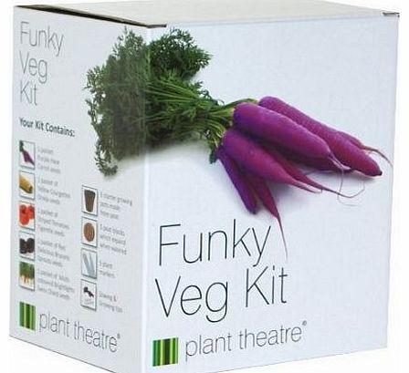Plant Theatre Funky Veg Kit by Plant Theatre - 5 Extraordinary Vegetables to Grow