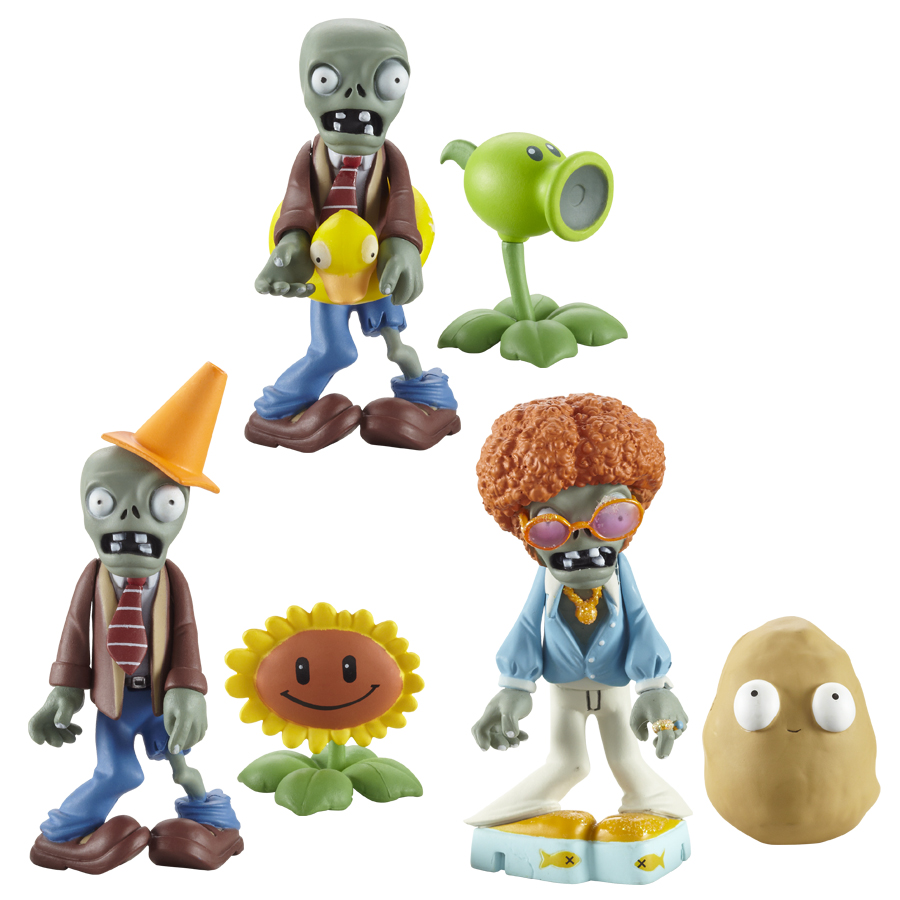 Plants V Zombies 3` Figures Asstd