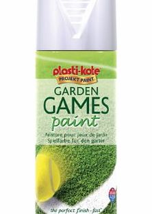 Plasti-Kote  4376 400ml Garden Games Spray Paint - White