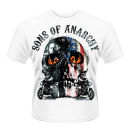 Plastic Head Sons Of Anarchy Mens T-Shirt - Flame Skull