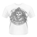 Plastic Head Sons Of Anarchy Mens T-Shirt - Reaper PH7910S