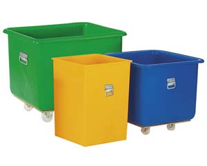 Plastic mobile and static containers