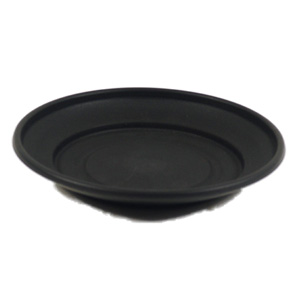 plastic Saucer Black 20cm