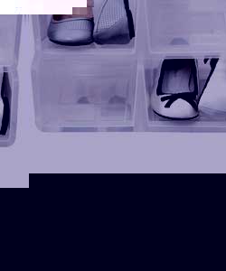 Plastic Stackable Shoe Storage Boxes