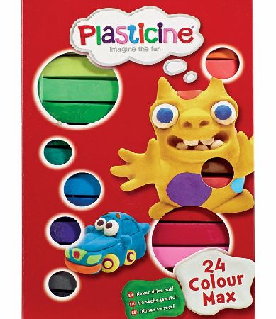Plasticine 24 colour max pack