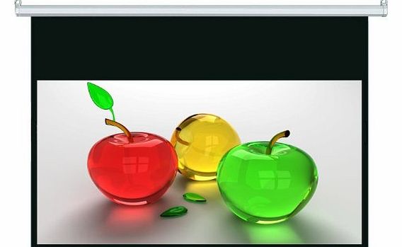 135`` 16:9 Matt Grey motorised remote control electric projector projection HD screen