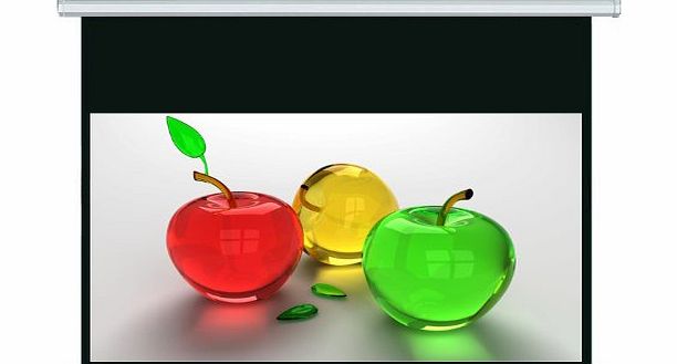 Platinum 84`` 16:9 Matt White motorised remote control electric projector projection HD screen