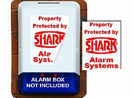 Platinum Place Burglar Alarm Bell Box Security Warning Sticker-Burgular Self Adhesive Vinyl Sign-Portrait Design