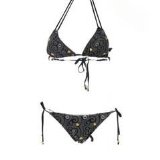 Platypus Golddigga Tri Bikini Set Ladies Black AOP 14