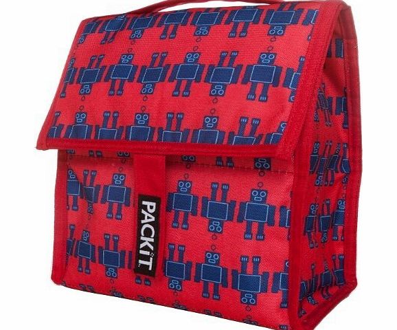 PackIt Freezable Lunch Bag, Robots Toy/Game/Play Child/Kid/Children