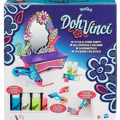 Hasbro Play-Doh DohVinci Style and Store Vanity Complete Design Kit
