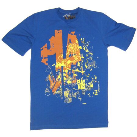 Play Nice Tokyo Map Blue T-Shirt
