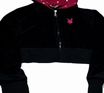 Playboy Black Tracksuit Hooded top