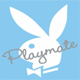 Playboy Blue Bunny Poster