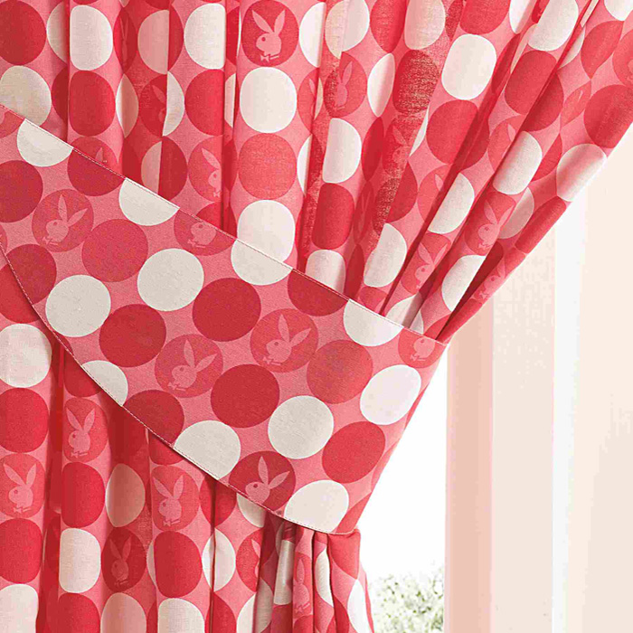 Bunny Bubble Curtains & Tie Backs