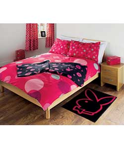 playboy Bunny Spots Single Bed Set