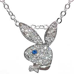 Playboy Crystal Bunny Necklace