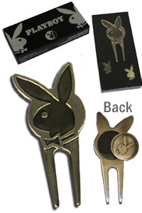 Playboy Divot Tool and Ball Marker Set