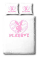 Playboy double duvet cover set Glitter Heart