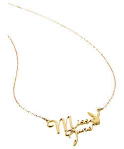 playboy Gold Coloured Playmate June Chain